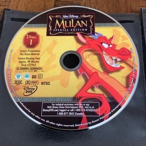 Disney Media 3 Mulan Dvd Poshmark
